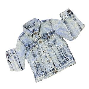 Gap Girls Denim Light Blue Jean Jacket Size S (7/8) Excellent Condition